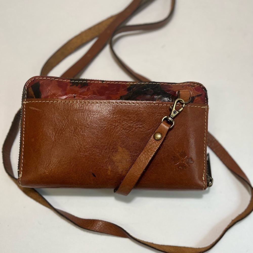 PATRICIA NASH Crossbody Bag Leather Floral Adjustable Strap - Picture 13 of 16